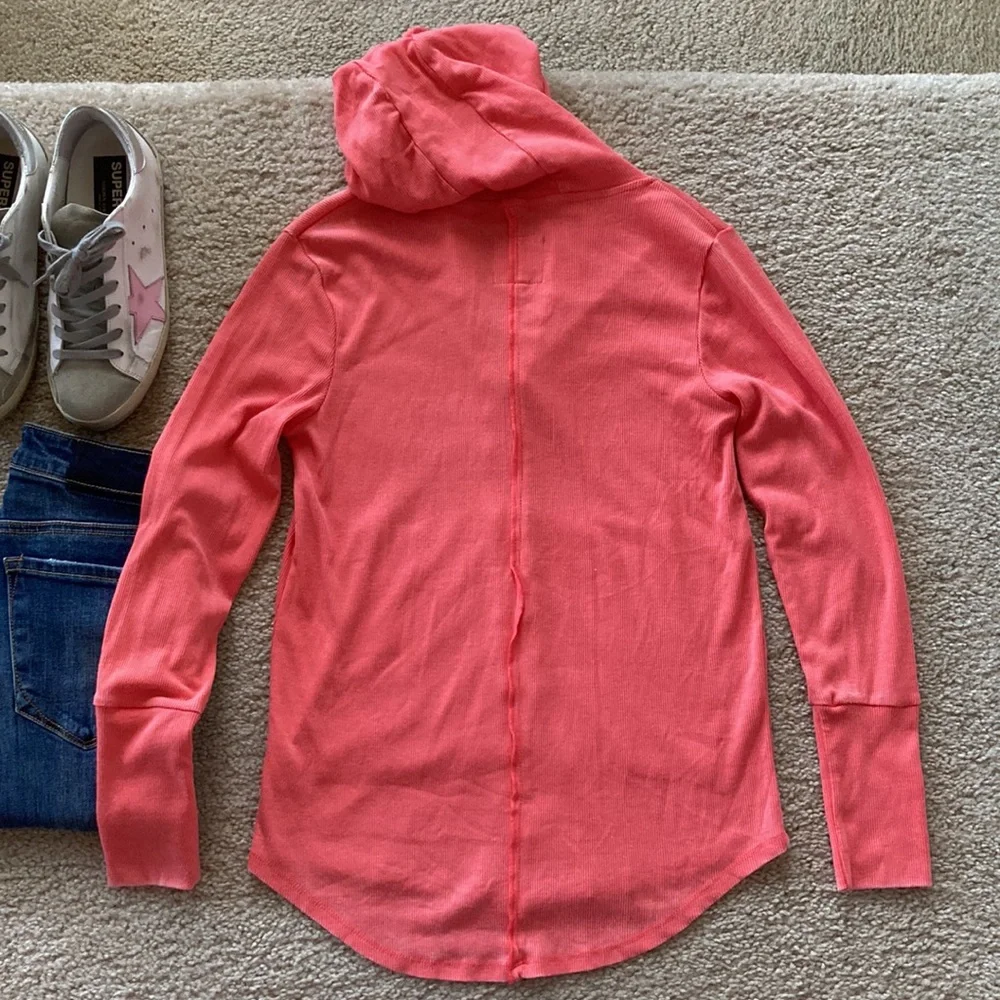 Chaser Coral Color Hooded Jacket - Picture 7 of 8